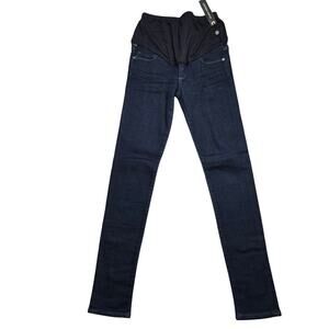 New Citizens Of Humanity Womens Blue Dark Ultra Skinny Avedon Jeans Maternity 27